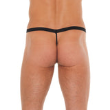 KinkyDiva Mens Black GString With Pink Pouch £10.99