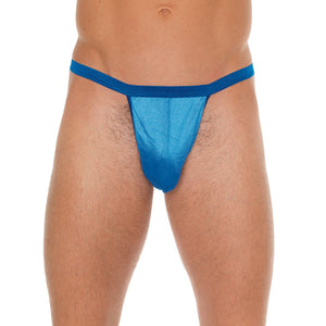 KinkyDiva Mens Blue GString With Pouch £10.99