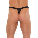 KinkyDiva Mens Black GString With Red Pouch £13.99