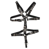 KinkyDiva Mens Leather Adjustable Harness With Cock Ring £117.99
