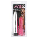 Twinz Vibrator And Sleeve Kit