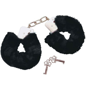 KinkyDiva Bad Kitty Black Plush Handcuffs £20.99