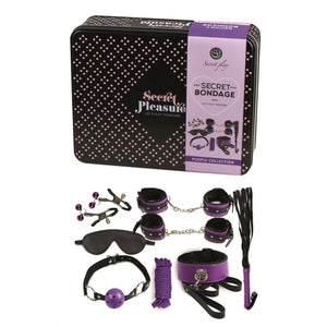 KinkyDiva Secret Bondage Kit Black And Purple Collection £55.99