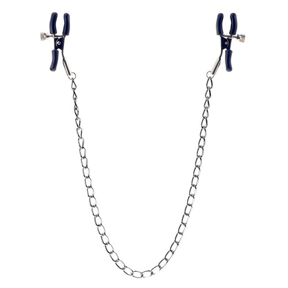 KinkyDiva Squeeze And Please Nipple Clamps With Chain £6.99