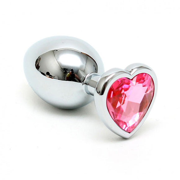 KinkyDiva Small Butt Plug With Heart Shaped Crystal £37.49