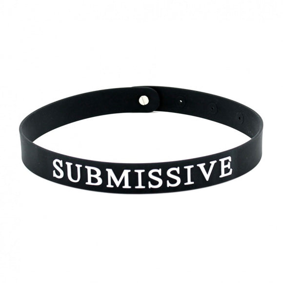 KinkyDiva Black Silicone Submissive Collar £13.99
