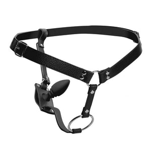 KinkyDiva Strict Male Cock Ring Harness with Silicone Anal Plug £66.99
