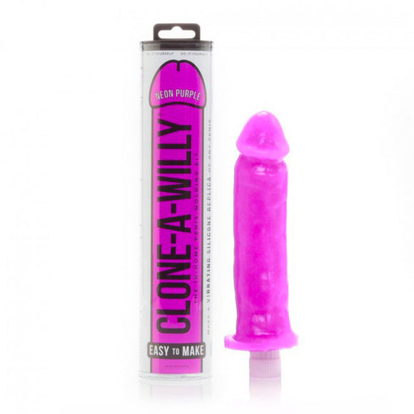 KinkyDiva Clone A Willy Neon Purple Silicone Vibrator £33.99