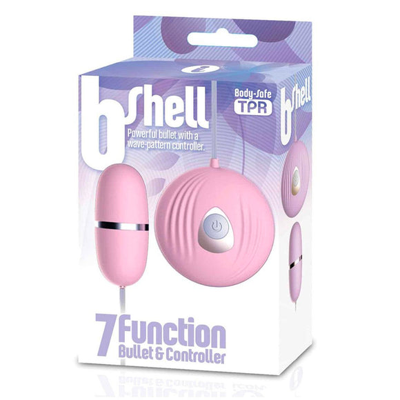 KinkyDiva The BShell 7 Function Bullet Vibe Pink £16.99