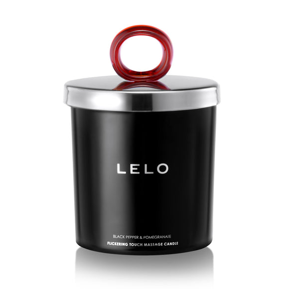 KinkyDiva Lelo Black Pepper And Pomegranate Flickering Touch Massage Candl £35.99