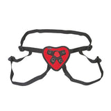 KinkyDiva Lux Fetish Red Heart Strap On Harness £28.99
