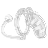 KinkyDiva Man Cage 10  Male 3.5 Inch Clear Chastity Cage With Anal Plug £69.99