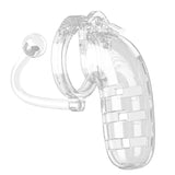 KinkyDiva Man Cage 12  Male 5.5 Inch Clear Chastity Cage With Anal Plug £71.99