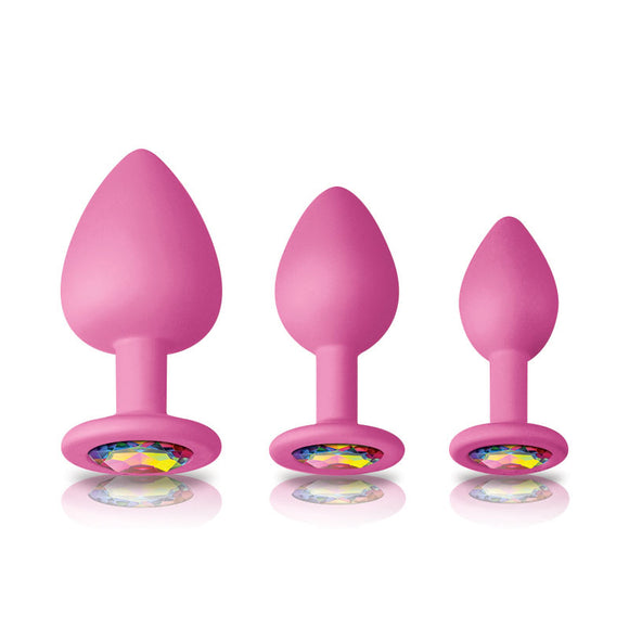 KinkyDiva Glams Pink Spades Anal Trainer Kit £34.99