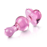 KinkyDiva Icicles No.75 Pink Heart Glass Butt Plug £28.99