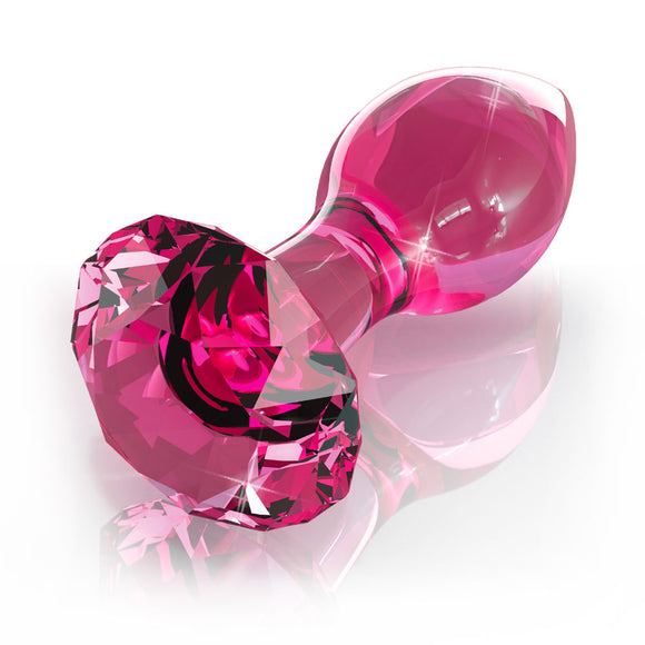 KinkyDiva Icicles No.79 Pink Crystal Glass Butt Plug £28.99