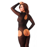 KinkyDiva Sensual Black Open Crotch Catsuit £39.99