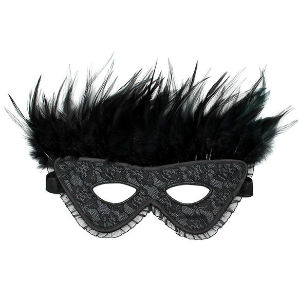 KinkyDiva Satin Look Feather Mask £22.99