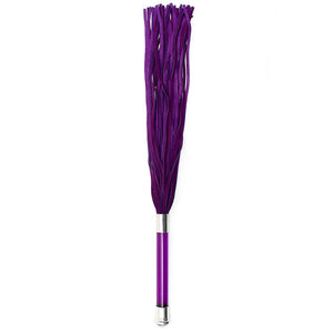 KinkyDiva Purple Suede Flogger With Glass Handle And Crystal £45.99