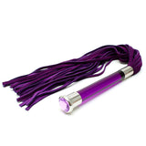 KinkyDiva Purple Suede Flogger With Glass Handle And Crystal £45.99