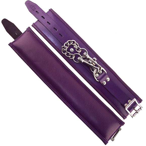 KinkyDiva Rouge Garments Wrist Cuffs Padded Purple £45