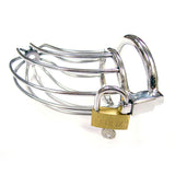 KinkyDiva Rouge Stainless Steel Chasity Cock Cage With Padlock £54.99