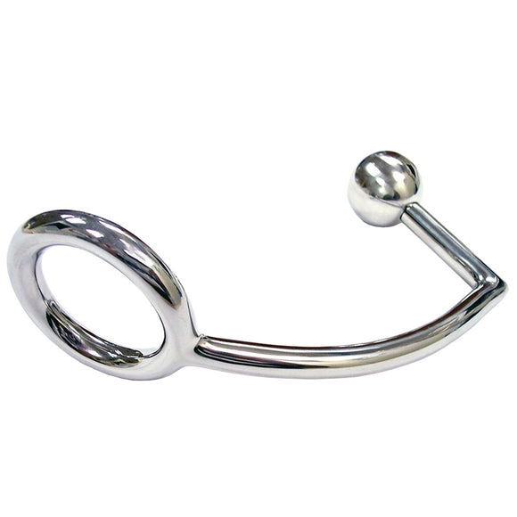KinkyDiva Rouge Stainless Steel Cock Ring With Anal Probe £42.5