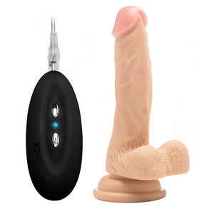 KinkyDiva RealRock 7 Inch Vibrating Realistic Cock With Scrotum £33.99