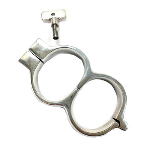 KinkyDiva Rouge Stainless Steel Lockable Wrist Cuffs £66.99