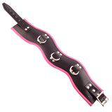 KinkyDiva Rouge Garments Black And Pink Padded Posture Collar £35