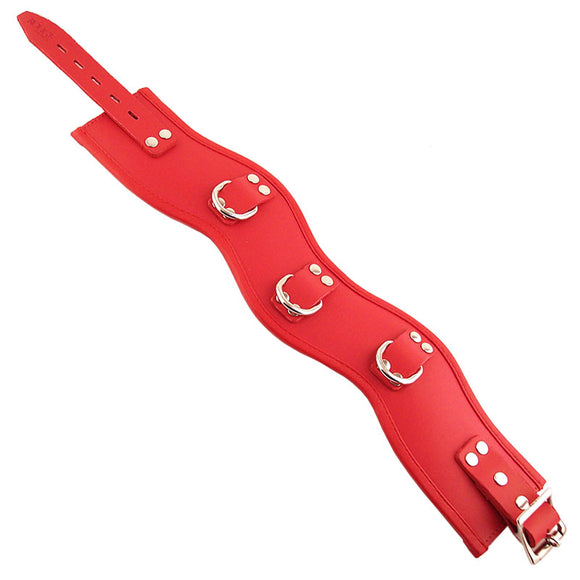 KinkyDiva Rouge Garments Red Padded Posture Collar £35