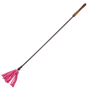KinkyDiva Rouge Garments Riding Crop With Wooden Handle Pink £15