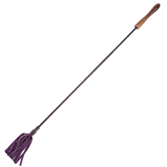 KinkyDiva Rouge Garments Riding Crop With Wooden Handle Purple £15