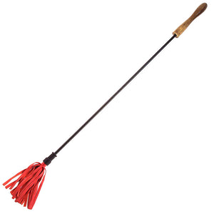 KinkyDiva Rouge Garments Riding Crop With Wooden Handle Red £15