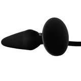 KinkyDiva Black Booty Call Pumper Silicone Inflatable Medium Anal Plug £28.99