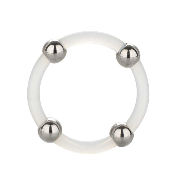 KinkyDiva Steel Beaded Silicone Ring Large £5.99