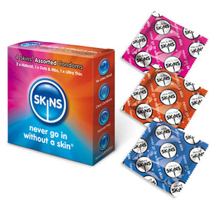 KinkyDiva Skins Condoms Assorted 4 Pack £3.49
