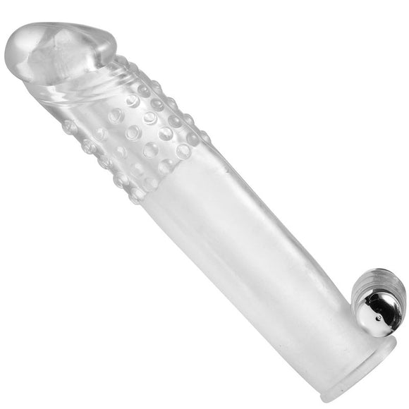 KinkyDiva Size Matters Clear Vibrating Penis Sleeve £18.99