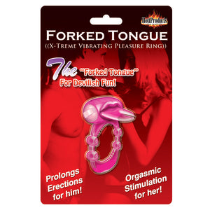 KinkyDiva Forked Tongue Vibrating Silicone Cock Ring £7.49