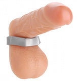 KinkyDiva Silver Hex Heavy Duty Cock Ring and Ball Stretcher £7.99