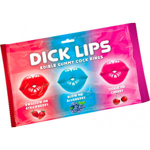 KinkyDiva Dick Lips Edible Gummy Cock Rings £7.99
