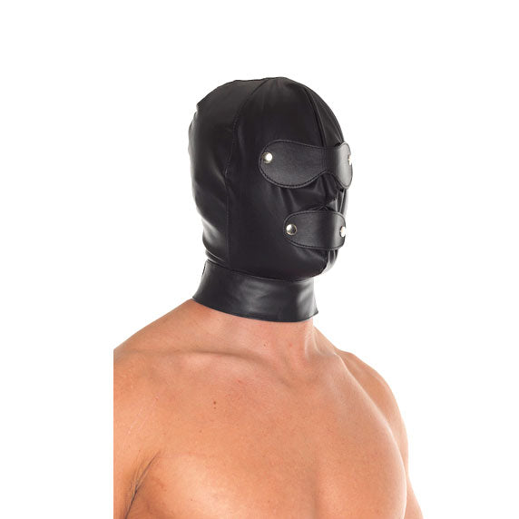 KinkyDiva Leather Full Face Mask With Detachable Blinkers £120.49